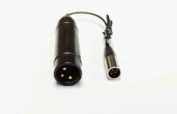 

Microphone 3pin Mini XLR Male to XLR Male Connector Convertor adapter for Phantom Power Adapter Mixer