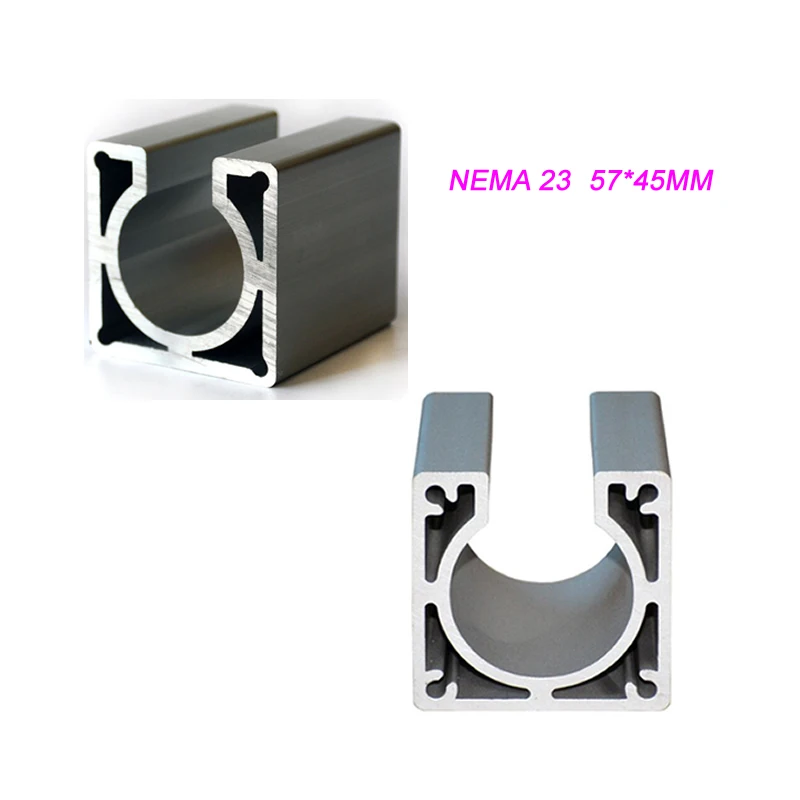 

1 pcs Metal Nema23 Motor Mounts Base 57*45mm Stepper Motor Bracket Holder Jig for DIY CNC Router Machine