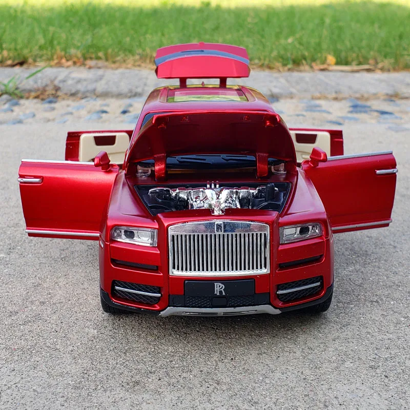 1:24 Масштаб Rolls Royce Cullinan литье под давлением игрушечные машинки горячие колеса металлическая модель автомобиля мини автомобильная дорога подарки на день рождения для детей