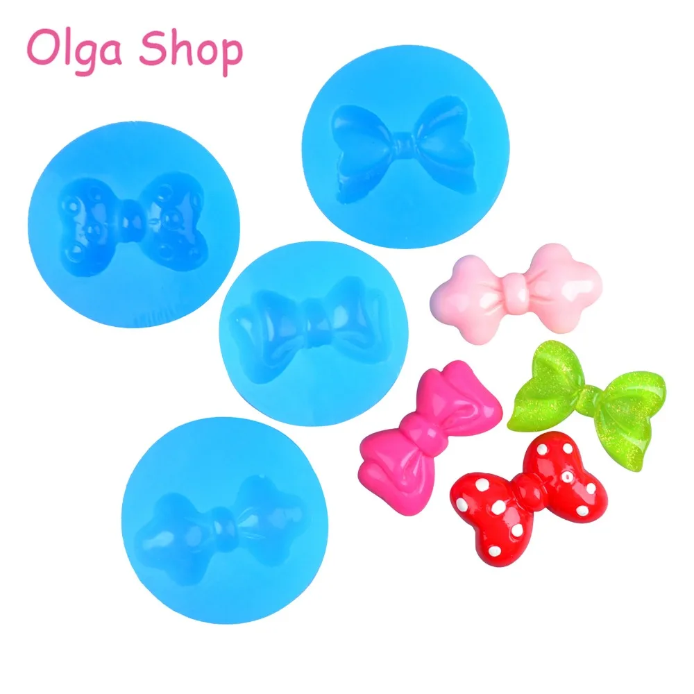

FYL011,FYL146,FYL186,FYL536 Bow Silicone Mold for Cake Decorating Sugarcraft DIY Handmade Resin Candy Making Chocolate Fake Food