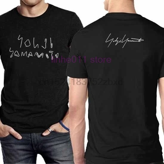 

T Shirt Two Sides Yamamoto Tee New Men's T-shirt Size S to 3xl Cool Mens T Shirt