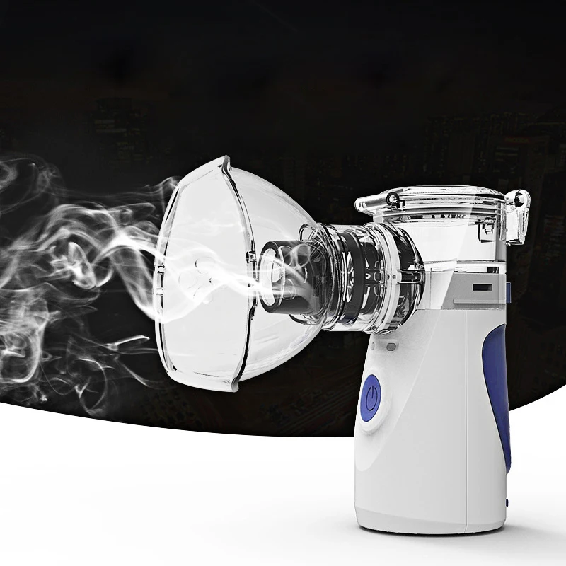 

Newest Ultrasonic Nebulizer Asthma Inhaler Mini Automizer For Children Adult Inhale Nebulizer Spray Aromatherapy Steamer Health