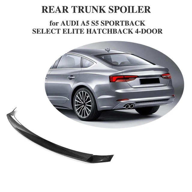 Car Styling Carbon Fiber Rear Trunk Spoiler Wing for Audi A5 S5