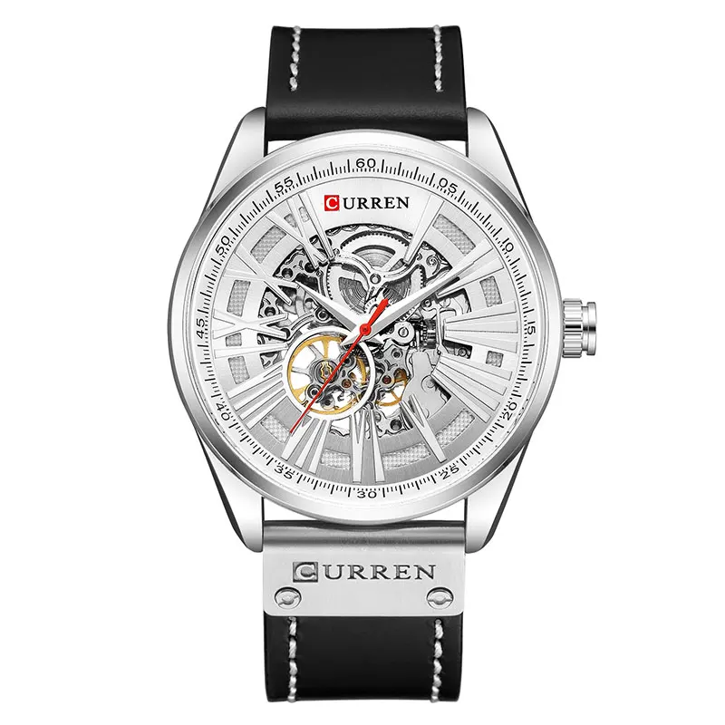 Curren *出品 CURREN Fashion Design Wristwatches for Men's Casual Silicone