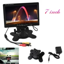 7 Inch Car Monitor 800x480 HD LCD Screen Rearview Display Backup Reverse System Monitor SD PAL NTSC for Car Vehicle SUV цена 7 Inch Car Monitor 800x480 HD LCD Screen Rearview Display Backup Reverse System Monitor SD PAL NTSC for Car Vehicle SUV цены онлайн
