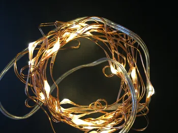 

2pcs/lot 2m 20LED button battery operate Fairy String Light copper wire mini vine Lamp Xmas Christmas Party Wedding floral decor