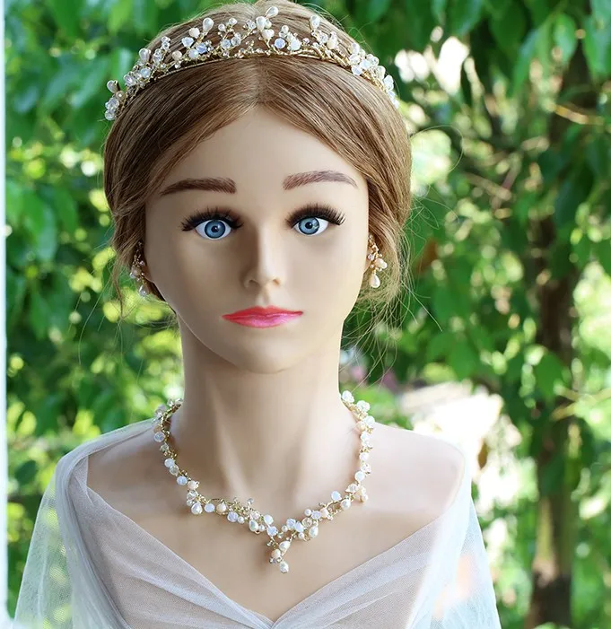 Ювелирный Комплект из колье и серёг под золото|wedding jewelry sets|jewelry setswomen set |