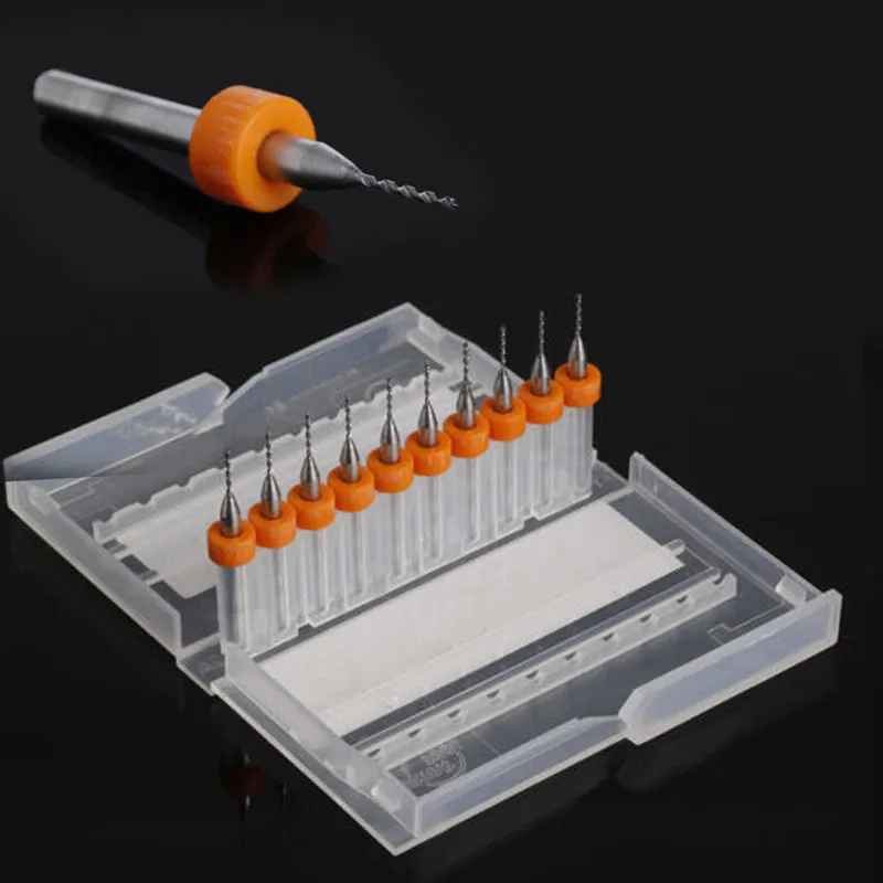 10pcs PCB Print Circuit 0.8mm Micro Drill Bits Board PCB Drill Bit For