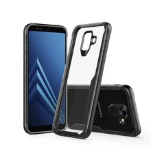 For Samsung Galaxy A6 Plus 2018 Case Shockproof Transparent Hard PC +TPU Bumper Armor Back Cover For Samsung A8 Plus 2018 fundas For Samsung Galaxy A6 Plus 2018 Case Shockproof Transparent Hard PC +TPU Bumper Armor Back Cover For Samsung A8 Plus 2018 fundas