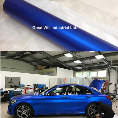 Matte Chrome Silver Vinyl Wrap Film Metallic Silver Satin Chrome Car Wrap  Covering With Air Release Size 1.52x20m/roll - Car Stickers - AliExpress