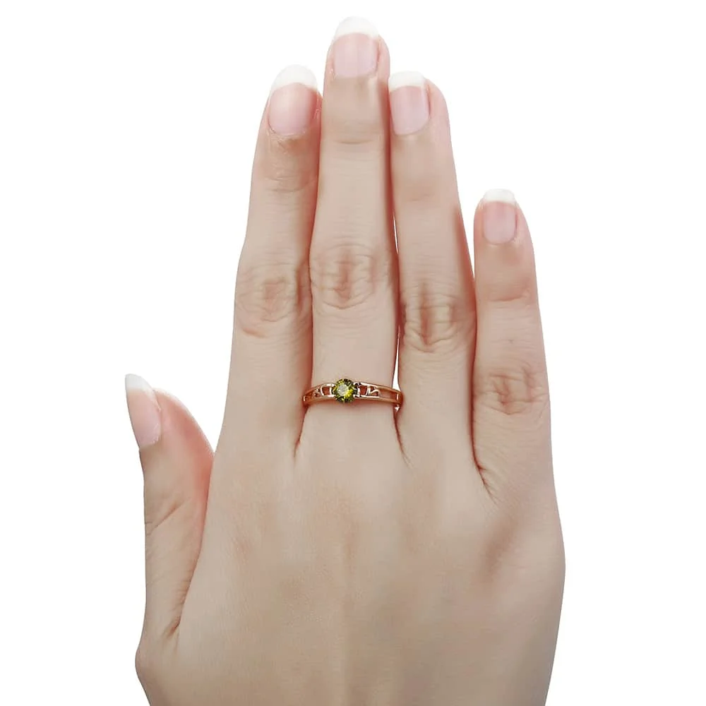 Женское Обручальное кольцо из розового золота 585 пробы|jewelry gift|women ringsrose gold |