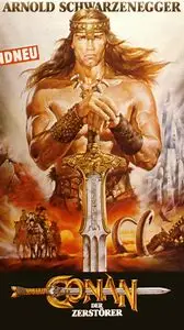 Arnold Schwarzenegger Conan The Barbarian Vintage silk Poster Wall Decor12x18 24x36 inch 03 | Дом и сад