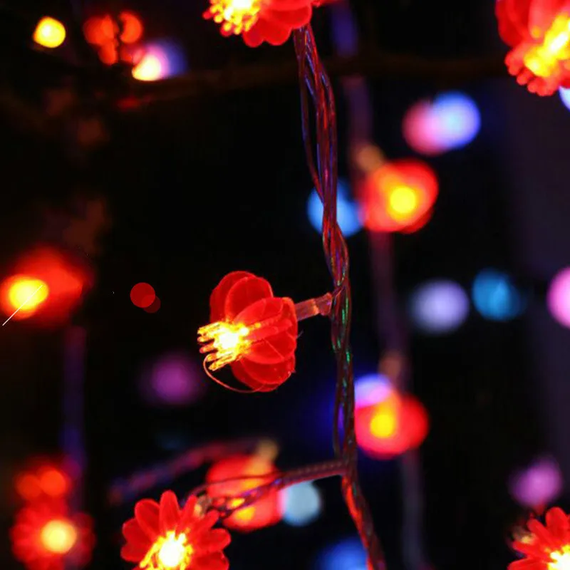 

JSEX Christmas Lights Fairy Lights Lighting String Home Decoration LED Lantern Lights Garland New Year Indoor Outdoor Holiday