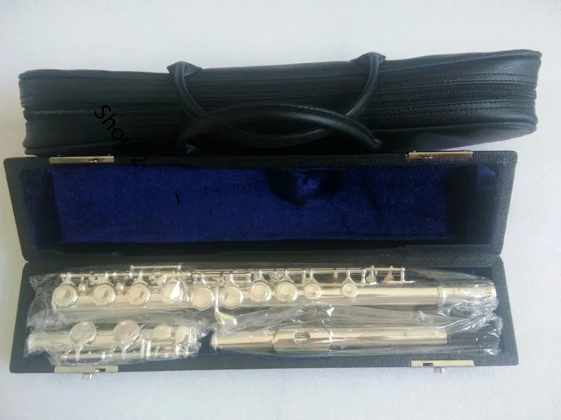 

High quality Japan flute FL-211SL musical instrument Flute 16 over C Tune and E-Key Flute Hard box professional Free shipping