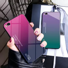 For Xiaomi Mi 5S Case Fashion Hard Tempered Glass 