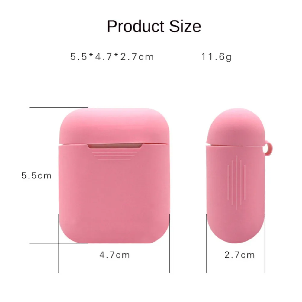 Силиконовый чехол для наушников Apple Airpods Air Pods защитный наушников|Аксессуары