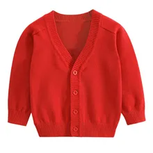 Детская одежда Детские свитера с v-образным вырезом для девочек, кардиган ярких цветов, Детский кардиган для мальчиков, вязаный свитер для малышей, верхняя одежда