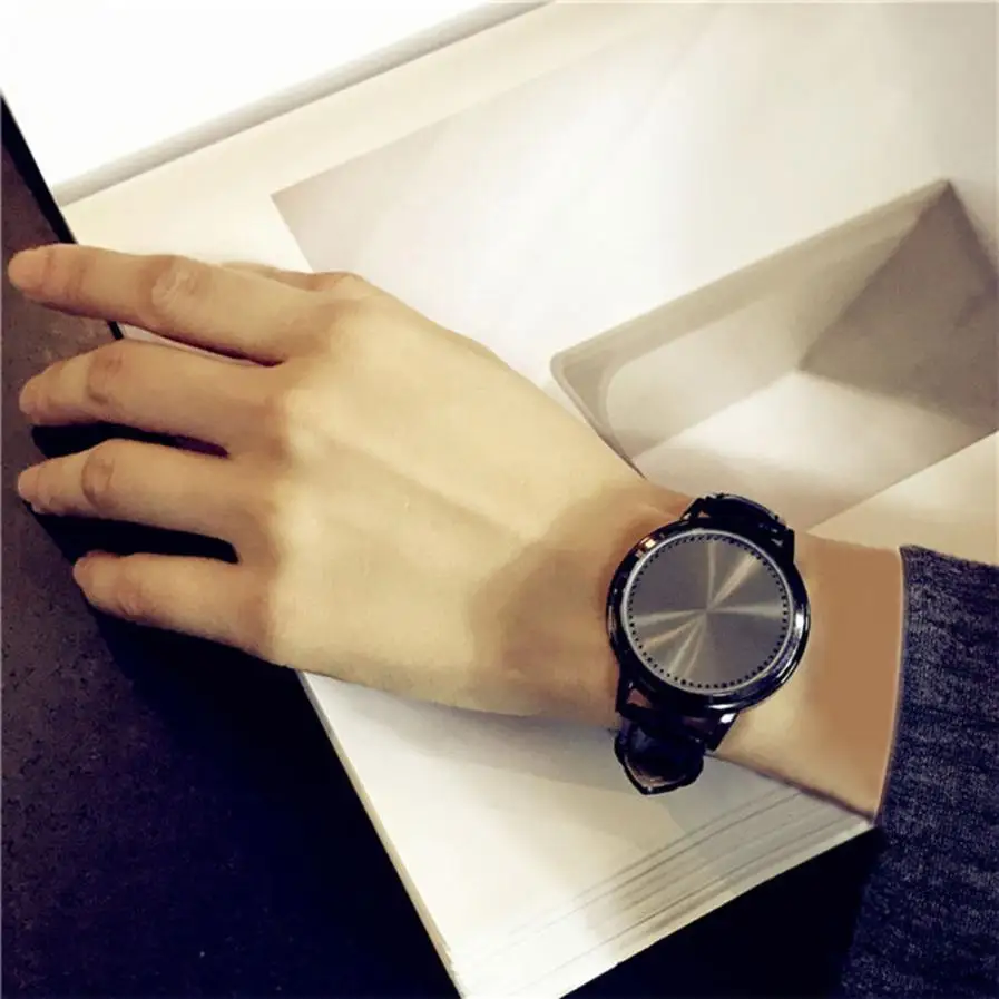 

Designer Casual Women Watch Acrylic Waterproof LED Electronic Mens Smart Watches Relogio Feminino Montre