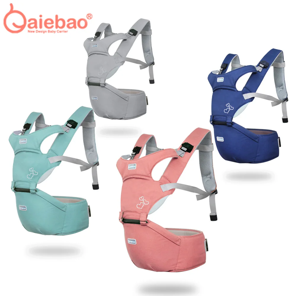 AIEBAO многофункциональная Детская сумка кенгуру из хлопка рюкзак для путешествий