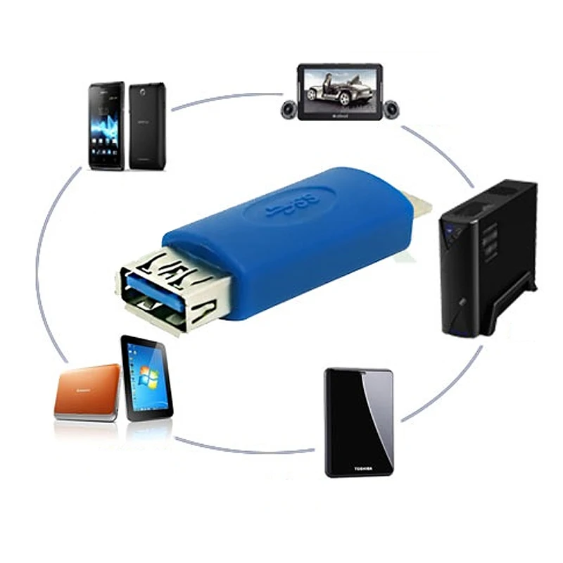 Высокоскоростной адаптер USB 3 0 A Female Micro B 1 шт. Usb AF Bm AF/Micro с функцией OTG|usb female to female|usb