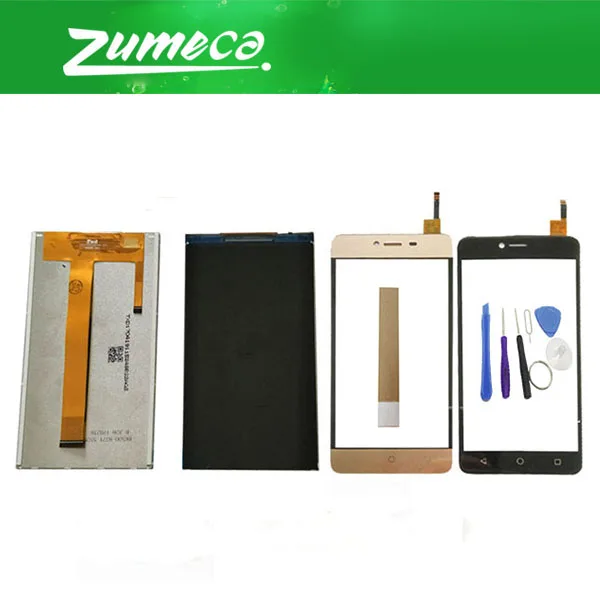 

High Quality For BQ BQS-5058 BQS 5058 BQ 5058 BQ-5058 LCD Screen Display+Touch Screen Panel Black White Gold Color + Tape&Tool