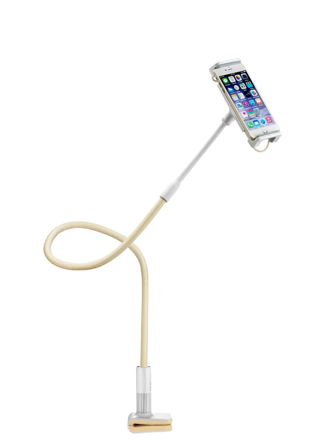 

Gooseneck Tablet Mobile Holder Adjustable Tablet Stand Flexible Arm Clip Mount Compatible with Tablet Smartphones 4.3~12.9 inch