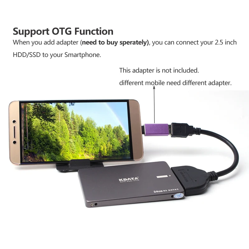 ULT Best 2 шт. SATA USB 3 0 к последовательному ATA 22pin адаптер жесткий диск кабель конвертер