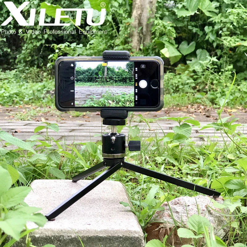 XILETU XS2+M23+XJA Mini Tabletop Tripode Portable Flexible Tripod with