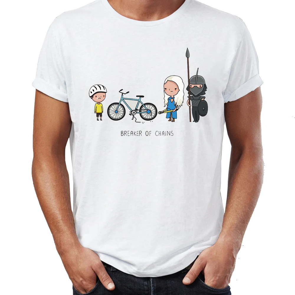 

Men's T Shirt Daenerys Targaryen Breaker of Chains Funny Printed Tee