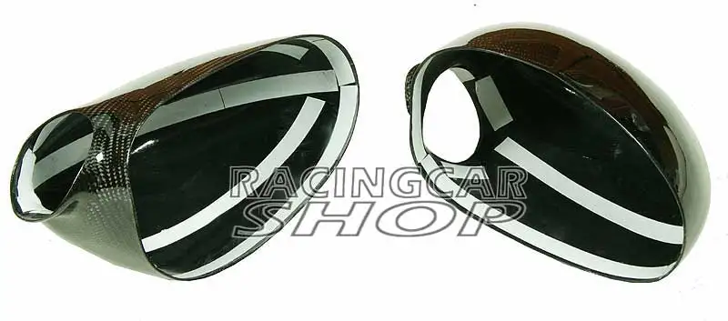 REAL CARBON FIBER MIRROR COVER TRIM 1pair for 2000-2006 BMW E46 M3