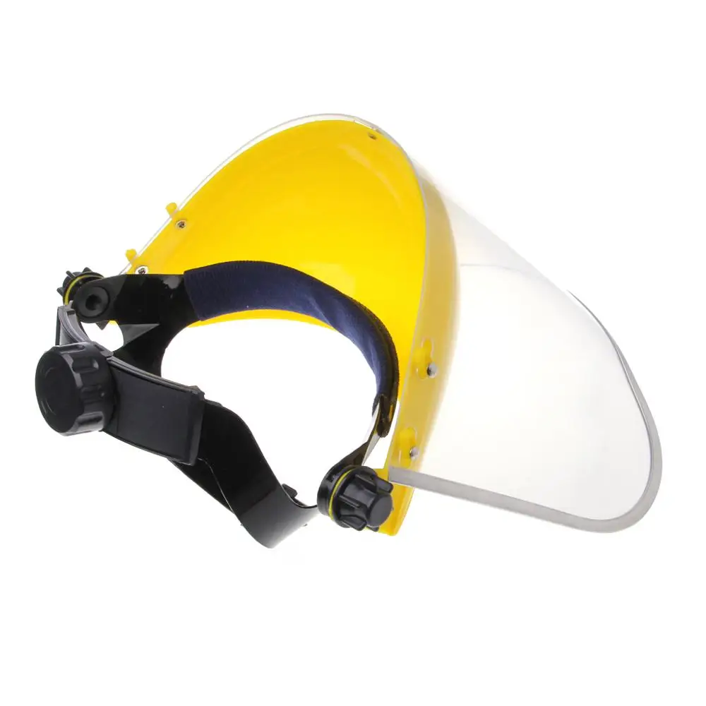 Прозрачный защитный шлем с визором для автомобильной конструкции