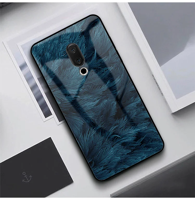 GFAITH чехол из закаленного стекла для Meizu 16 16TH перо печать Обложка для Meizu Note 8 Note 9X8 M8 M8 Lite M6T 16 S телефонные чехлы