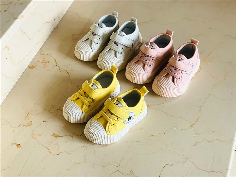 Модная детская повседневная обувь девочек от 1 года до 5 лет, для мальчиков и девочек туфли на плоской противоскользящей подошве; для новорожденных; мягкая спортивная обувь для детей спортивная обувь