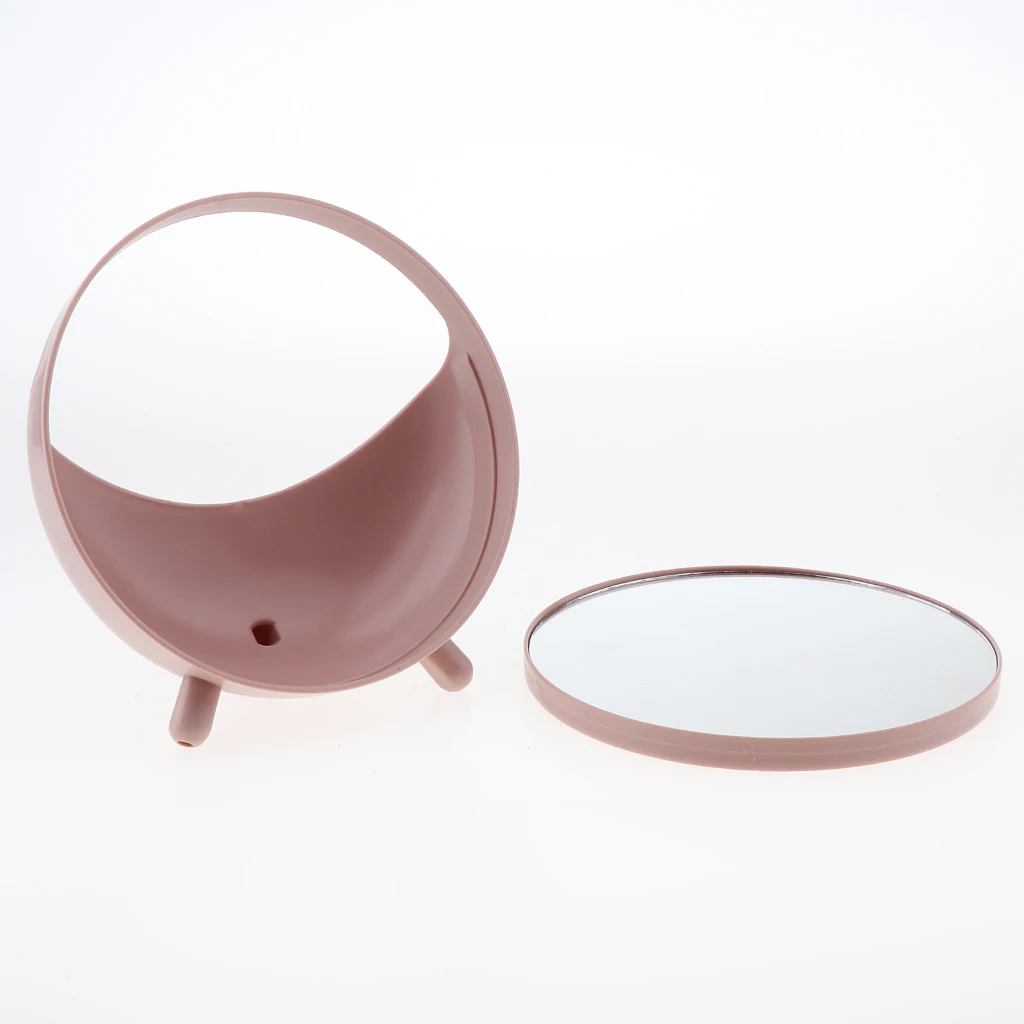 Free Standing Single Side HD Tabletop Cosmetic Desk Mirror for Makeup Beauty Shaving, Girl's Gift