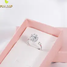 Flyleaf 925 Sterling Silver Rings For Women Cubic Zirconia Rotate Creative Fashion Open Ring Femme Fine Jewelry Wedding Gift Flyleaf 925 Sterling Silver Rings For Women Cubic Zirconia Rotate Creative Fashion Open Ring Femme Fine Jewelry Wedding Gift