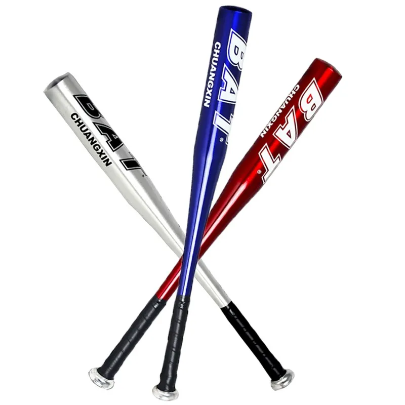 

New Exercise Baseball Aluminum Alloy Exercise Baseball Bat of The Bit Hardball Bats 25" 28" 30" 32" Inch Black Red Silver Blue