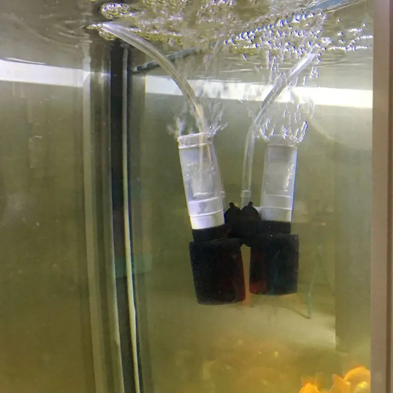 Аквариумный воздушный насос мини Биохимический губчатый фильтрующий кислородный насос скиммер продукты для аквариума