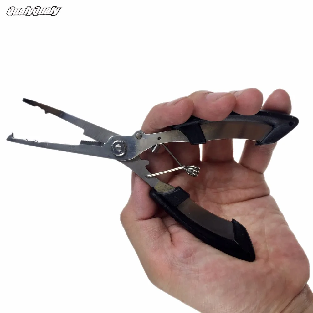 

16cm Steel Fishing Pliers Fishhooks Remover fishing Line Wire Cutter Lead Sheath Cutter Scissors Fishing Tackle
