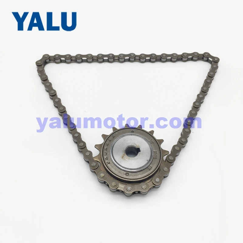 Clearance 16T Left Drive Freewheel with Freewheel base for 1/2"x"1/8" Chain and #410 Chain of Unit Motor Geared Motor MY1018 and MY1016Z 3 Clearance 16T Left Drive Freewheel with Freewheel base for 1/2"x"1/8" Chain and #410 Chain of Unit Motor Geared Motor MY1018 and MY1016Z 3