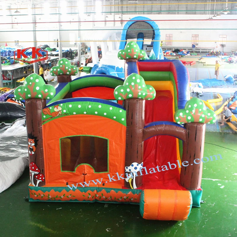 Замок с горкой комбинации индивидуальные мини детская площадка парк развлечений прочность производителей professional Газа модель