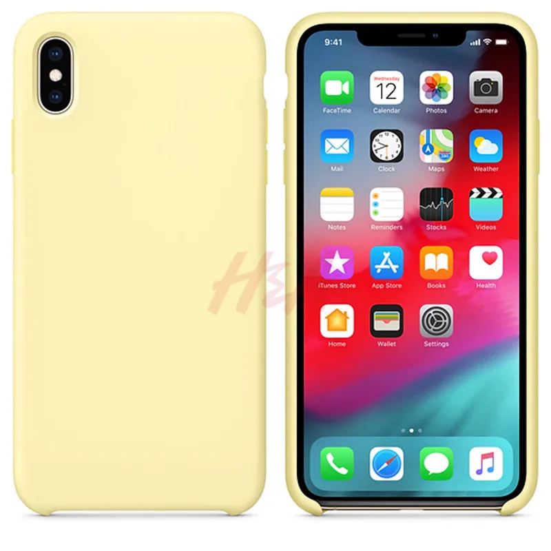 Мягкий силиконовый чехол H& A для Apple iPhone 7 XS MAX XR, защитный чехол для iPhone X 8 7 6 6S Plus, чехол для телефона, оболочка - Цвет: Цвет: желтый