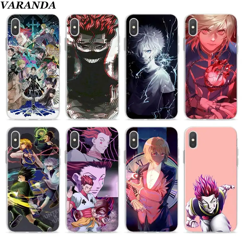 

Hunter x Hunter Clear Case for Apple iPhone 7 8 Plus 6 6s Plus 5 5s X XR XS MAX TPU Soft cases Coque