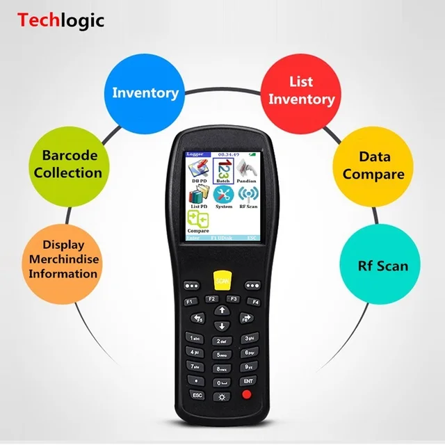 Cheap Techlogic X5 Barcode Scanner Wireless Laser Handheld Terminal PDA Warehouse Supermarket Inventory Display Product Information Cheap Techlogic X5 Barcode Scanner Wireless Laser Handheld Terminal PDA Warehouse Supermarket Inventory Display Product Information