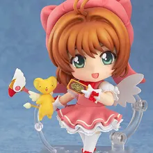 10 см Симпатичные " Nendoroid Card Captor Cardcaptor Сакура штучной упаковке ПВХ фигурку Набор Модель Коллекция игрушка в подарок#400-16