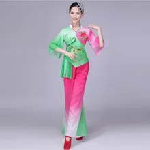 traditional chinese folk dance costume for woman national women yangge woman clothing dragon dance costumes costume yangko dress