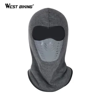

WEST BIKING Winter Dust-proof Cycling Face Mask Fleece Warm Windproof Ski Mask Snowboard Hood Bike Thermal Balaclavas Face Mask