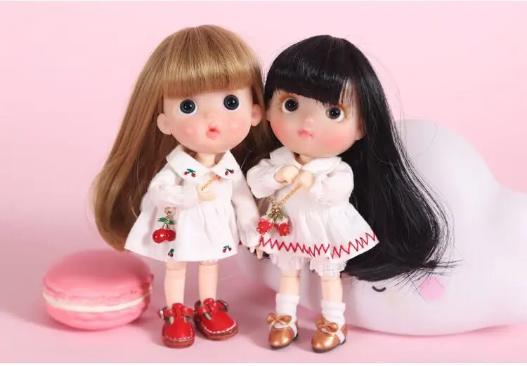 [1/12 Кукольное платье] OB11 платье 1/12BJD одежда (подходит для Ob11 obitsu11 BJD12 cu-poche) | Игрушки