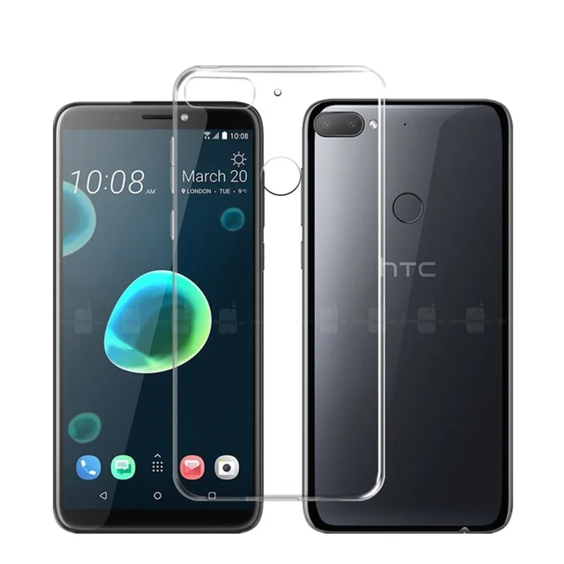 

For HTC Desire 12s 12 + 700 728 820 830 U11 Plus U11 Life U Ultra case htc One X10 A9 M8 M9 phone Soft Clear bumper case Cover