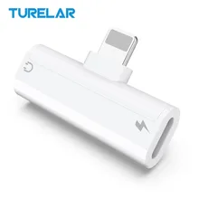 

Dual for Lightning Jack Headphone Adapter 4 in 1 Audio Call for iPhone 8 10 X Charger Splitter Converter OTG for iPhone Adapter