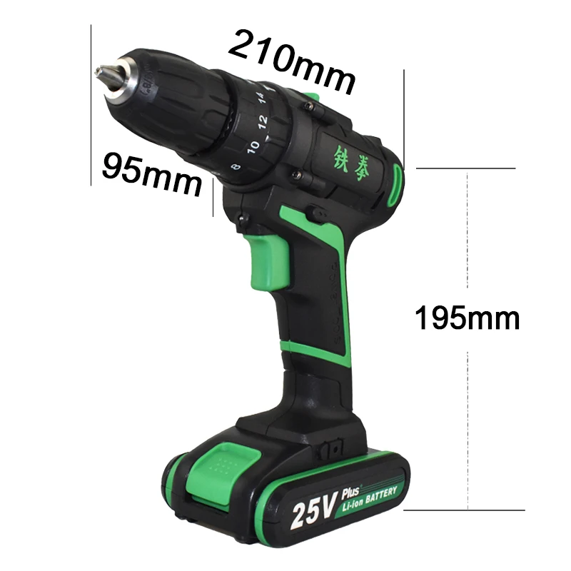 25V Electric Hammer Drill Cordless Drill Electric Screwdriver 2 Battery Impact Drill Home DIY Station Multifuctional Electric 25V Electric Hammer Drill Cordless Drill Electric Screwdriver 2 Battery Impact Drill Home DIY Station Multifuctional Electric
